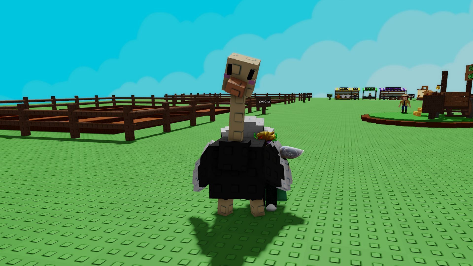 Ostrich has the highest drop chance from the Paradise Egg (Image via Roblox)